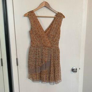 Hype size 2 mini dress with sheer layers
